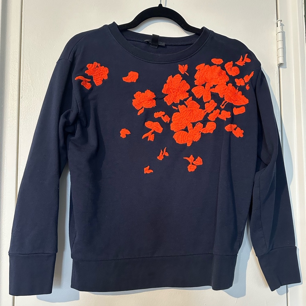 JREW Crew Neck Embroidered Hoodie